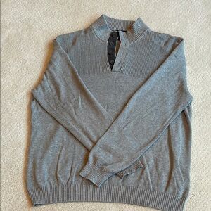 Club Room Gray Sweater Soft Knit